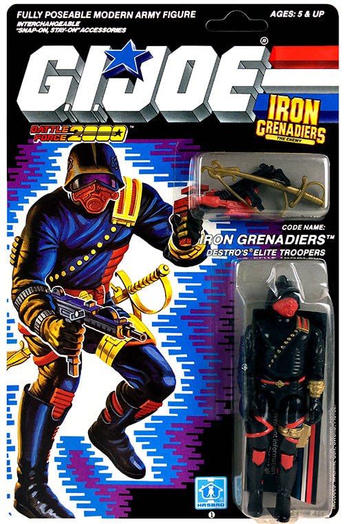 Iron Grenadiers - Hasbro (G.I. Joe) action figure collectible [Barcode 038976065068] - Main Image 2