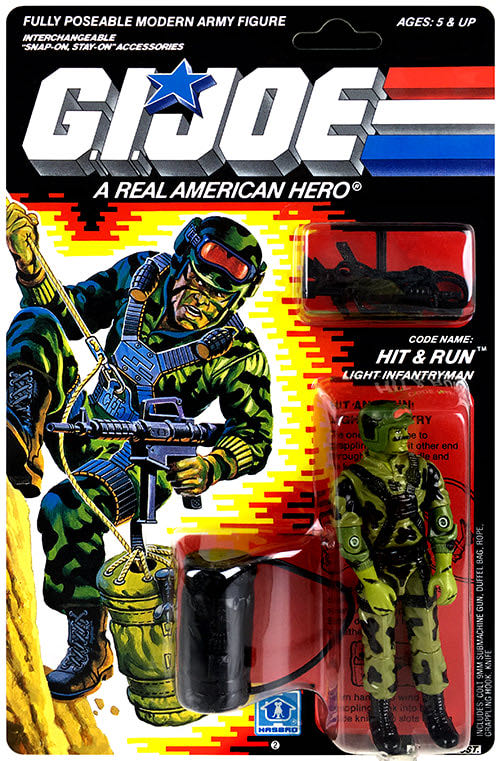Hit & Run V1 - Hasbro - G.I. Joe (G. I. JOE) action figure collectible [Barcode 038976065105] - Main Image 2