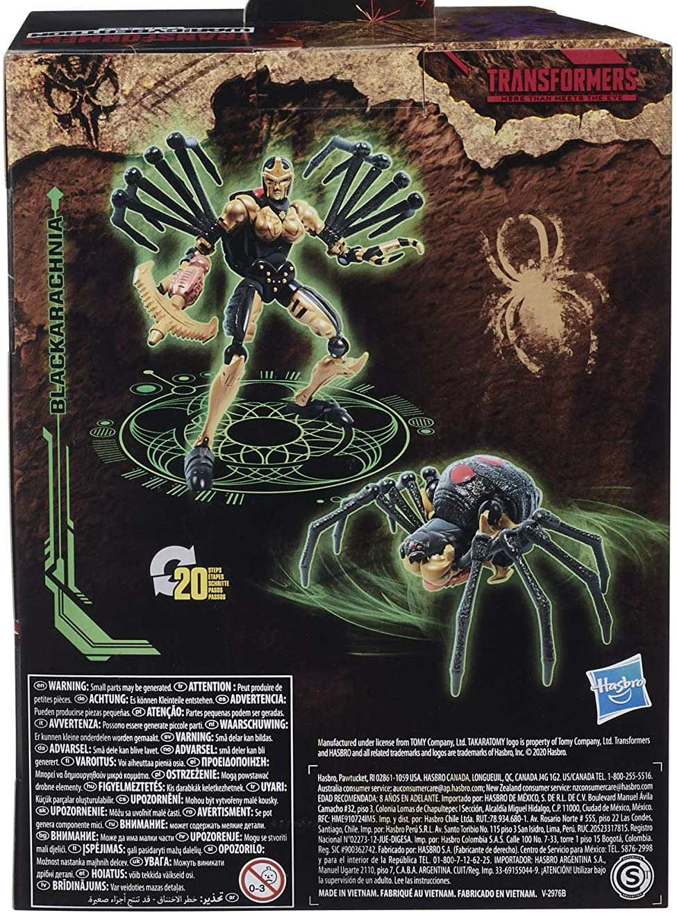 WFC-K5 Blackarachnia - Hasbro (Kingdom: War For Cybertron Trilogy) action figure collectible [Barcode 5010993764778] - Main Image 4