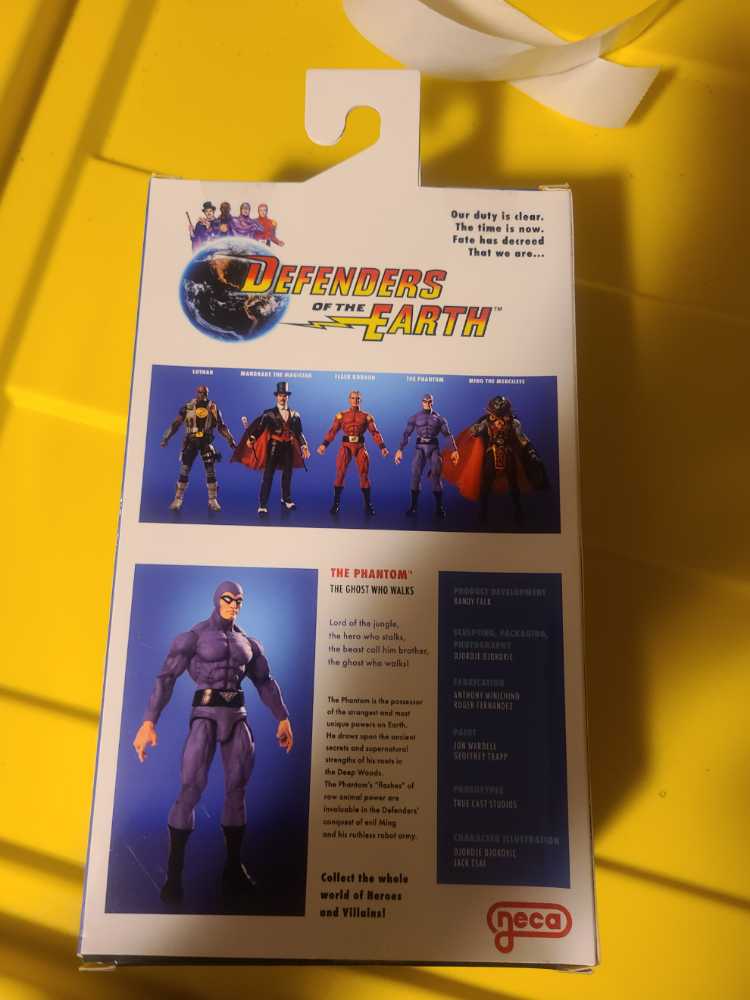 Phantom , The - Neca (Defenders Of The Earth) action figure collectible [Barcode 634482426029] - Main Image 3