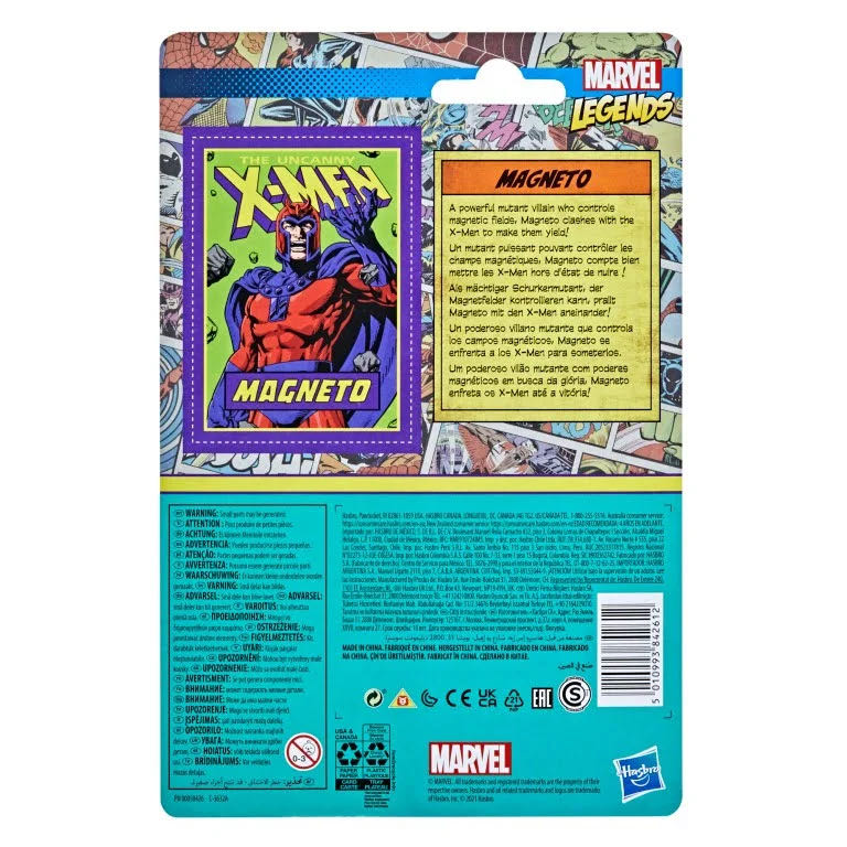 Magneto - Hasbro (Marvel Legends Retro) action figure collectible [Barcode 5010993842612] - Main Image 2