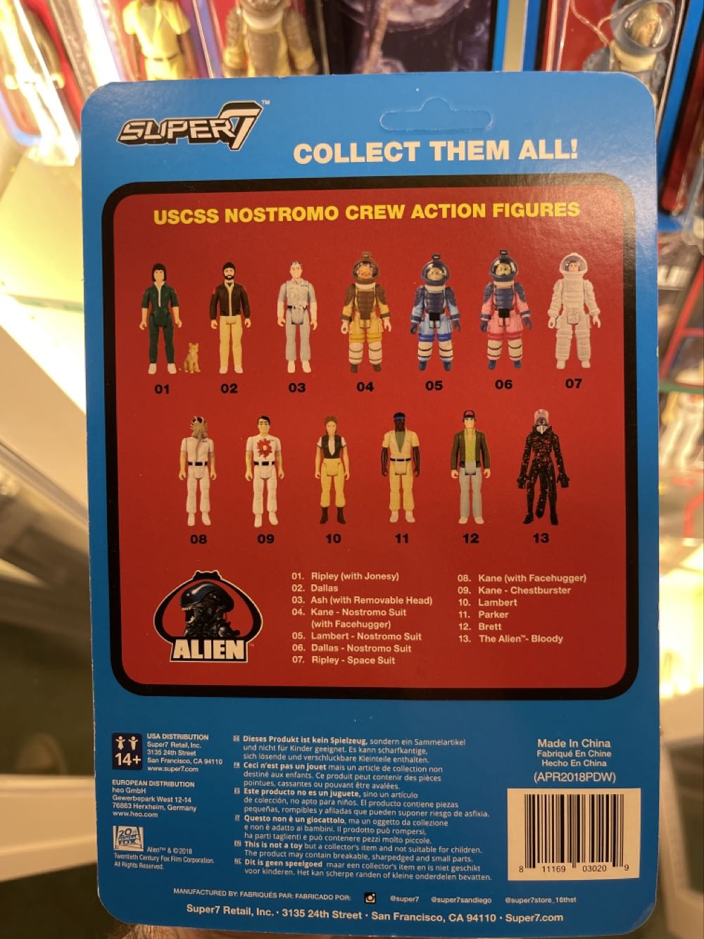 Lambert Reaction - Super 7 action figure collectible [Barcode 811169030209] - Main Image 2