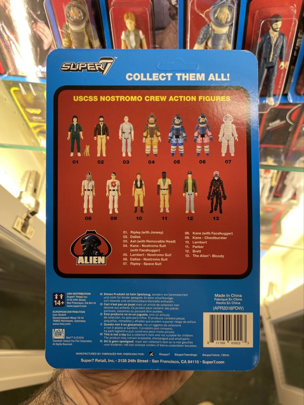 Parker Reaction - Super 7 action figure collectible [Barcode 811169030223] - Main Image 2