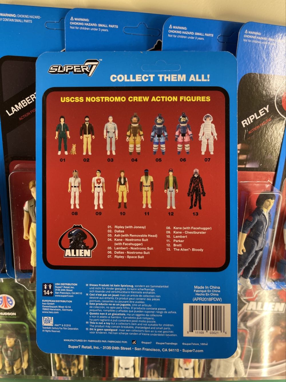 Brett Reaction - Super 7 action figure collectible [Barcode 811169030216] - Main Image 2
