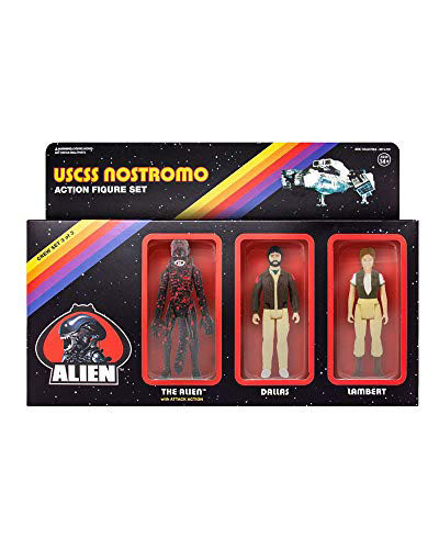 Crew C 3-Pack (The Bloody Alien Big Chap, Dallas & Lambert) - Super7 (Alien) action figure collectible [Barcode 811169030261] - Main Image 1