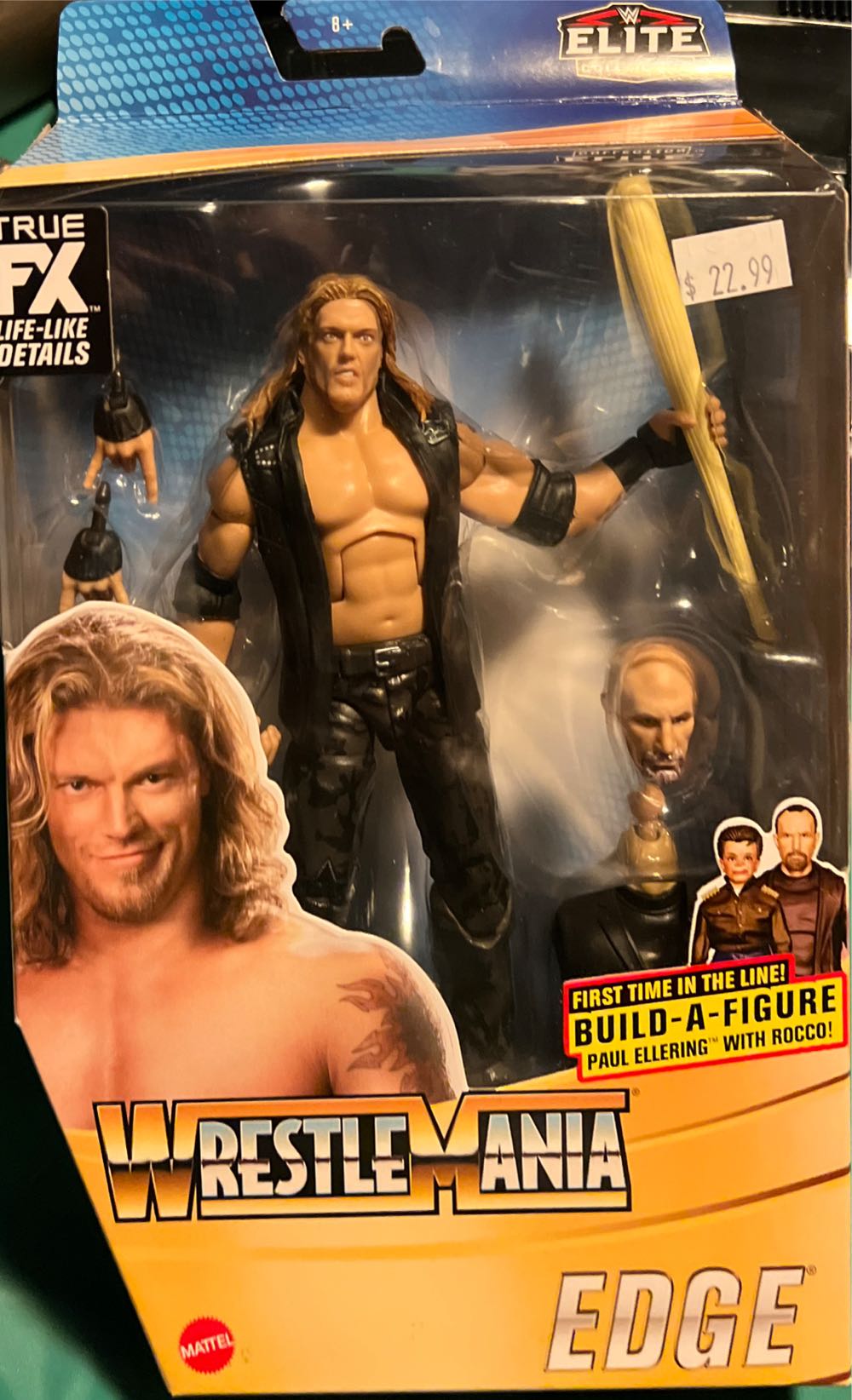 Edge - Mattel (WWE Mattel Elite Wrestlemania 37 Series) action figure collectible [Barcode 887961922677] - Main Image 3