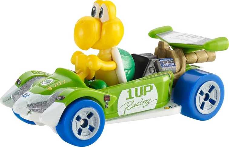 Koopa Troopa (Circuit Special) GGV85 - Mattel (Hot Wheels) (Mario Kart) action figure collectible [Barcode 887961788679] - Main Image 2