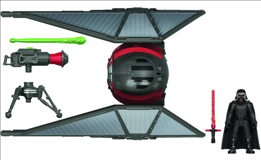 Star Wars Mission Fleet Stellar Class Kylo Ren Tie Whisper Desert Pursuit 2.5-inch-scale Figure And Vehicle Toys For Kids Ages 4 And Up - Hasbro (Star Wars: Mission Fleet) action figure collectible [Barcode 5010993808250] - Main Image 2