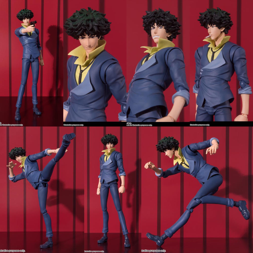 Spike Spiegel - Bandai (SH Figuarts) (Cowboy Bebop) action figure collectible [Barcode 4573102554048] - Main Image 2