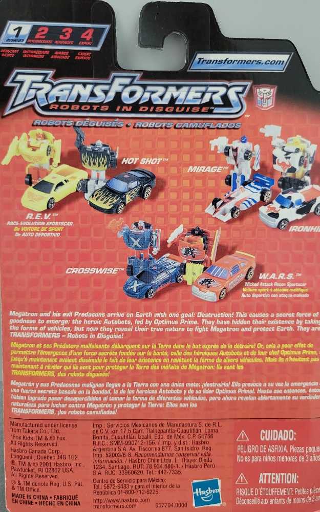 W.A.R.S. And Crosswise - Hasbro (Robots In Disguise RID) action figure collectible - Main Image 3