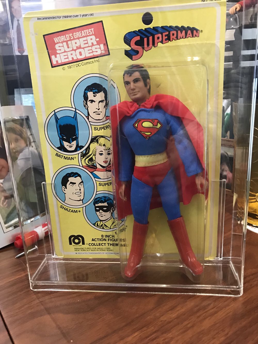 Mego WGSH Superman Carded - MEGO Corp. action figure collectible - Main Image 3
