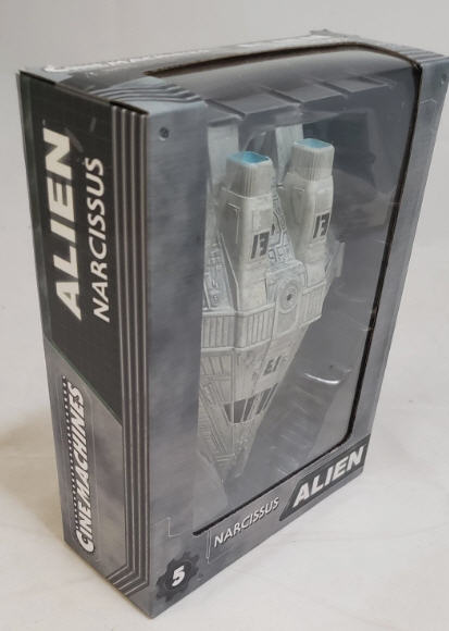 Alien: Cinemachines Aliens #5 Narcissus Die-Cast Ship E1 With Box & Stand 2016 NECA  - Neca (Space/Horror) action figure collectible [Barcode 634482195086] - Main Image 7