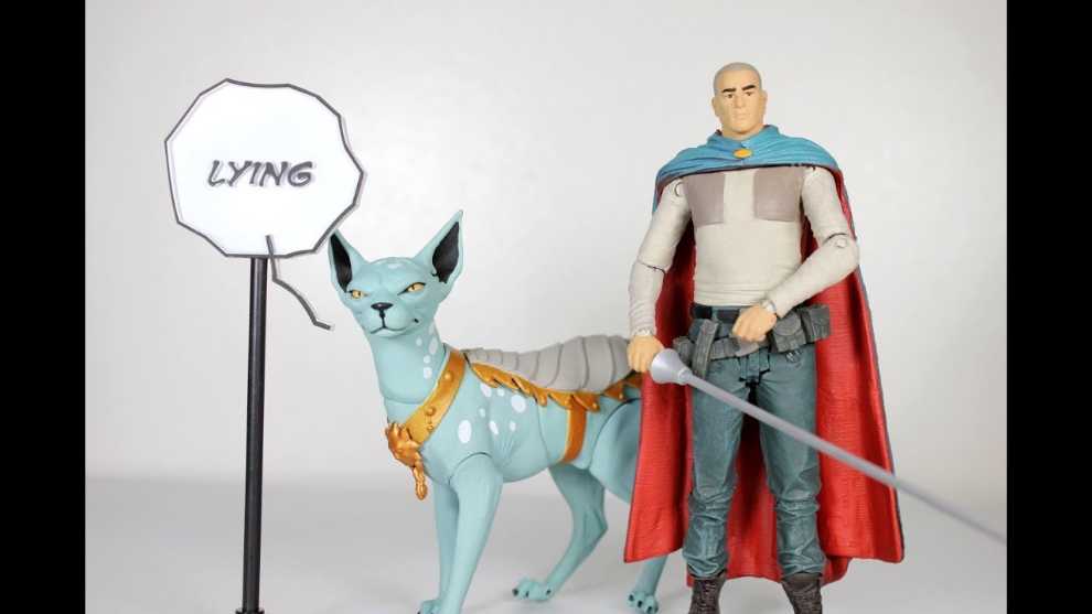 Mcfarlane Toys Saga Skybound Exclusive Saga Will & Lying Cat  - McFarlane Toys action figure collectible [Barcode 787926146974] - Main Image 3