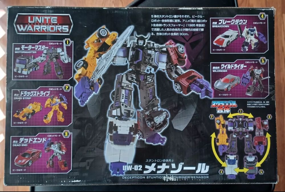 Transformers Unite Warriors UW02 Combiners Menssor - Takara action figure collectible [Barcode 4904810831723] - Main Image 2
