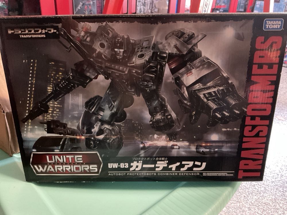 Defensor Transformers Uw03 Guardian Japan Edition Color Specification|unite Warriors Takaratomy Mall Original Figure - Takara action figure collectible [Barcode 4904810831747] - Main Image 2