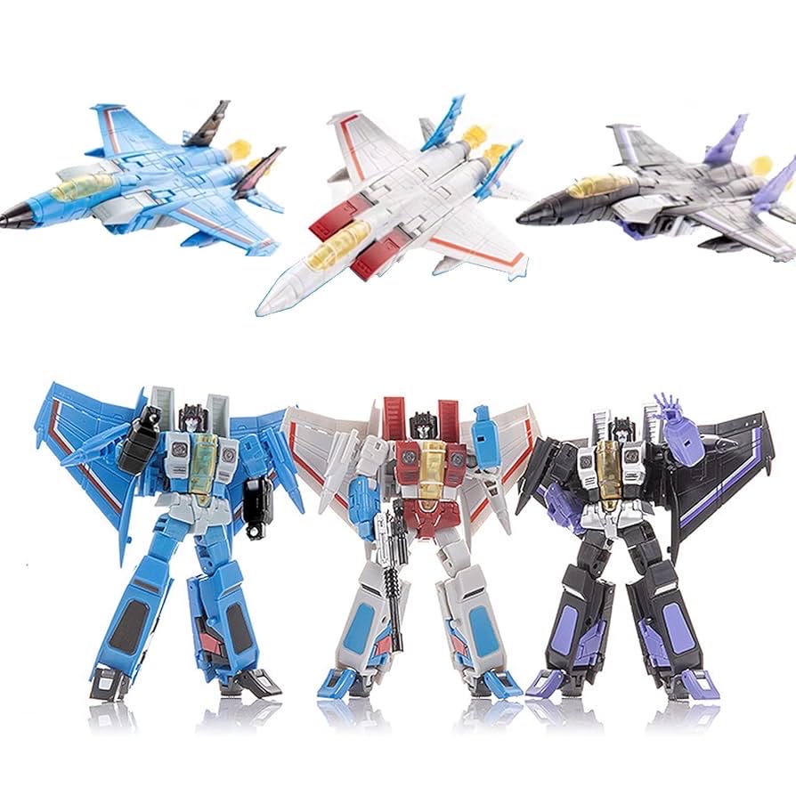 Transformers United Starscream Skywarp Thundercracker Seeker Aces - Takara action figure collectible [Barcode 4904810463443] - Main Image 3