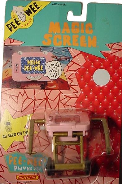 Magic Screen - Matchbox (Pee Wee Herman) action figure collectible [Barcode 035995035737] - Main Image 2