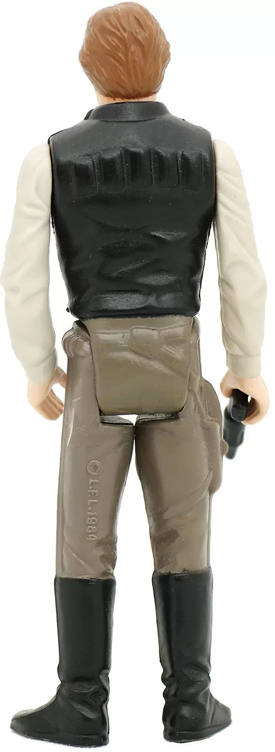 Han Solo (in Trench Coat) - Kenner (Star Wars - Return Of The Jedi) action figure collectible - Main Image 4