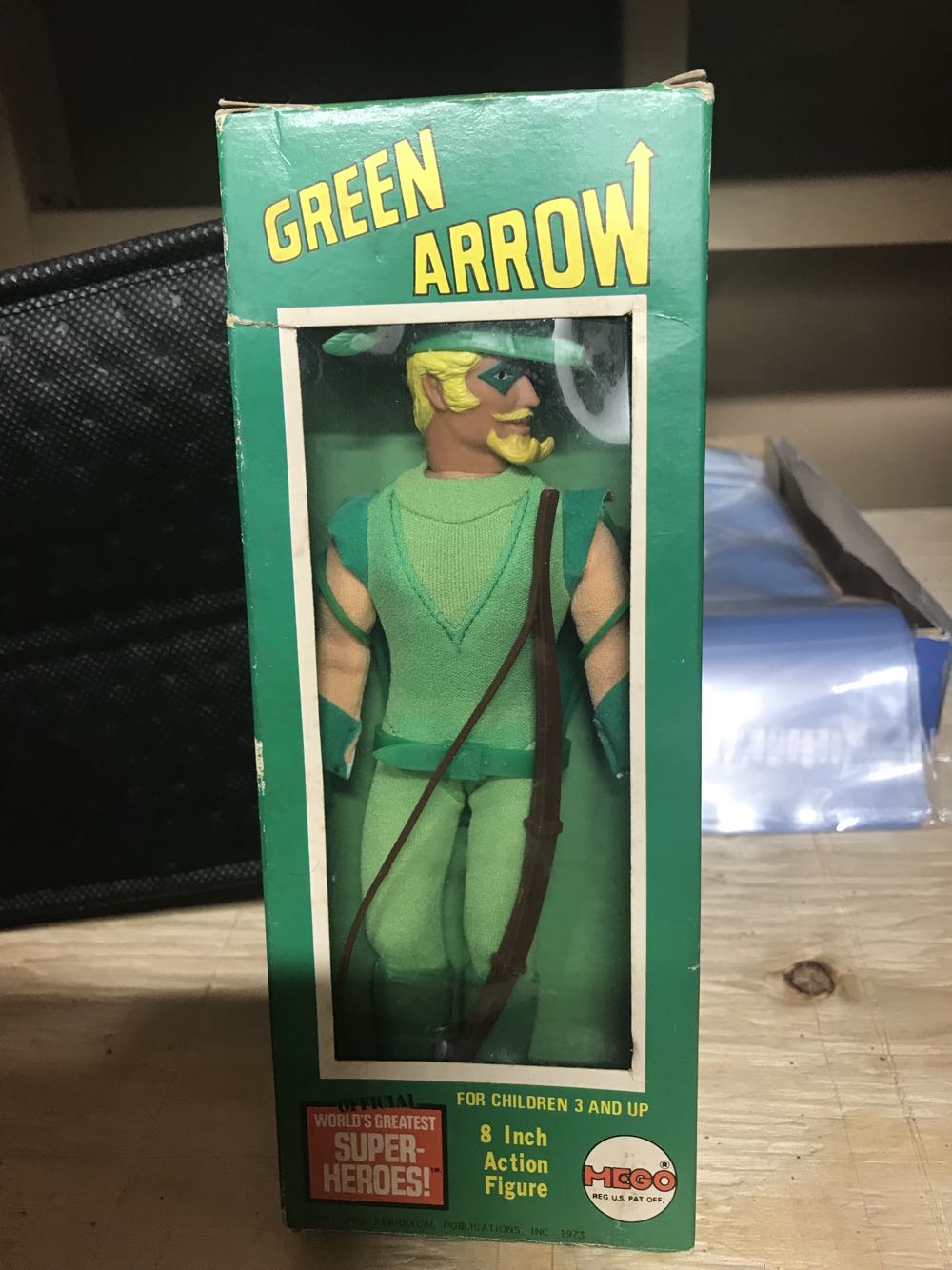Mego WGSH Green Arrow Boxed - MEGO Corp. action figure collectible - Main Image 2