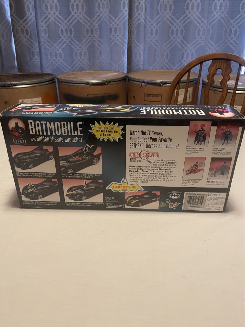 Knight Striker Batmobile With Hidden Missile Launcher - Kenner (The New Batman Adventures) action figure collectible [Barcode 076281639345] - Main Image 3