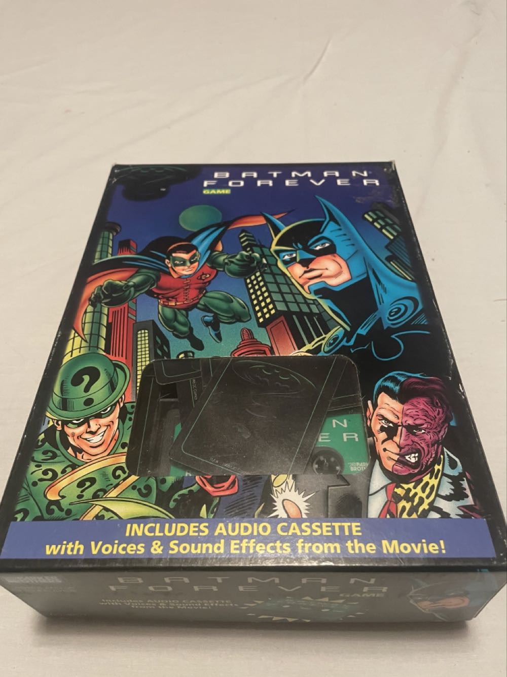 Batman Forever Game: Audio Cassette Card Game Audio Card Tape Game - The Parker Brothers action figure collectible [Barcode 073000401771] - Main Image 1