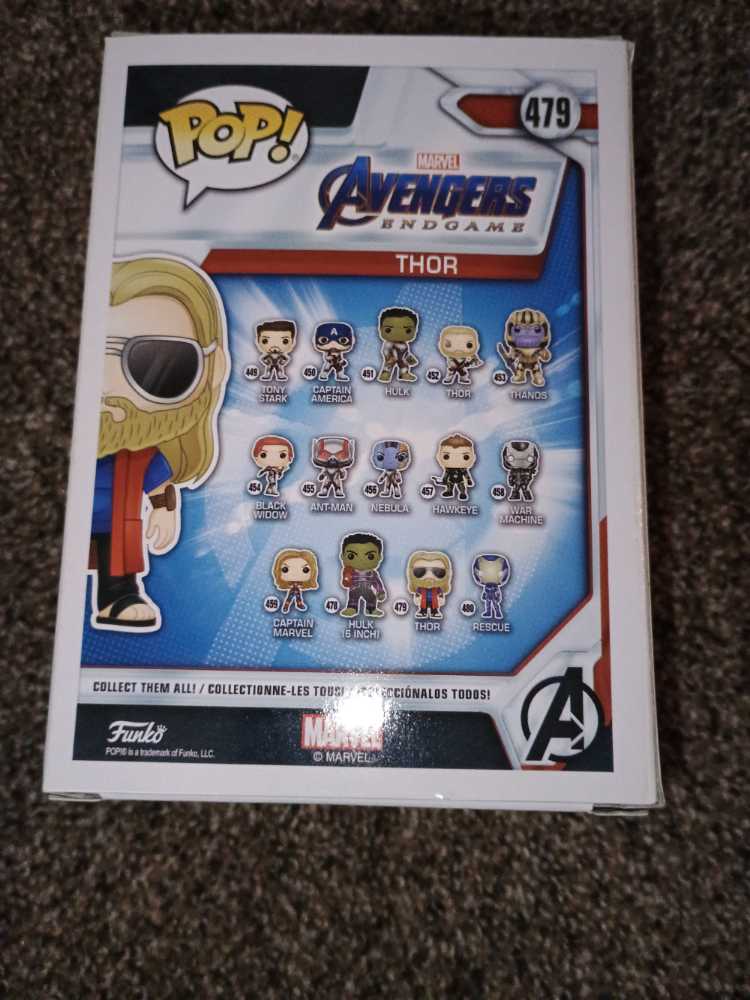 Thor #479 - Funko (Avengers End Game) action figure collectible [Barcode 889698397421] - Main Image 2
