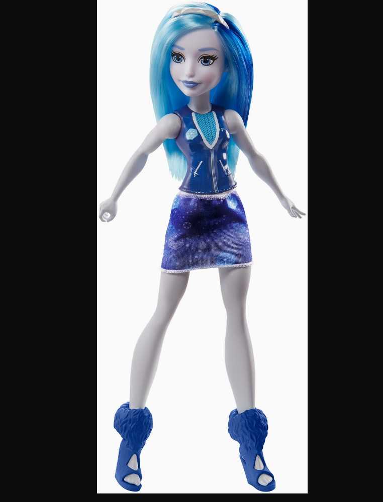 DC Super Hero Girls 12 inch Frost Gymnastics Basic Doll - DC Mattel (DC Superhero Girls) action figure collectible [Barcode 887961623833] - Main Image 4
