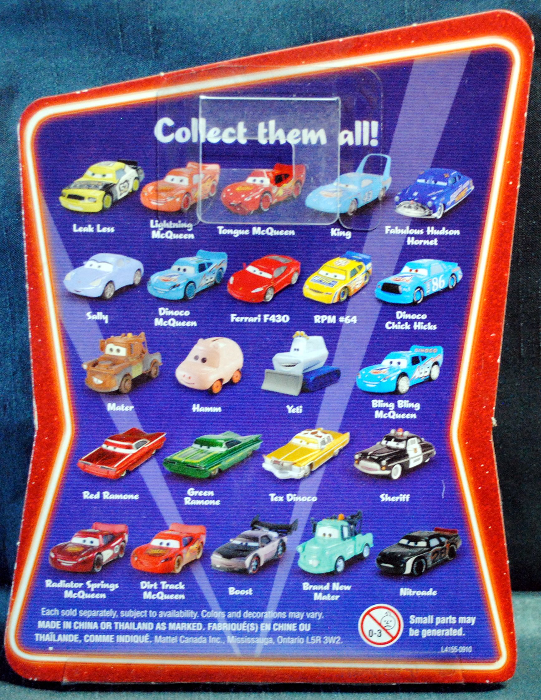 CARS PIXAR Yeti - Mattel (Disney Pixar CARS) action figure collectible [Barcode 027084641622] - Main Image 2