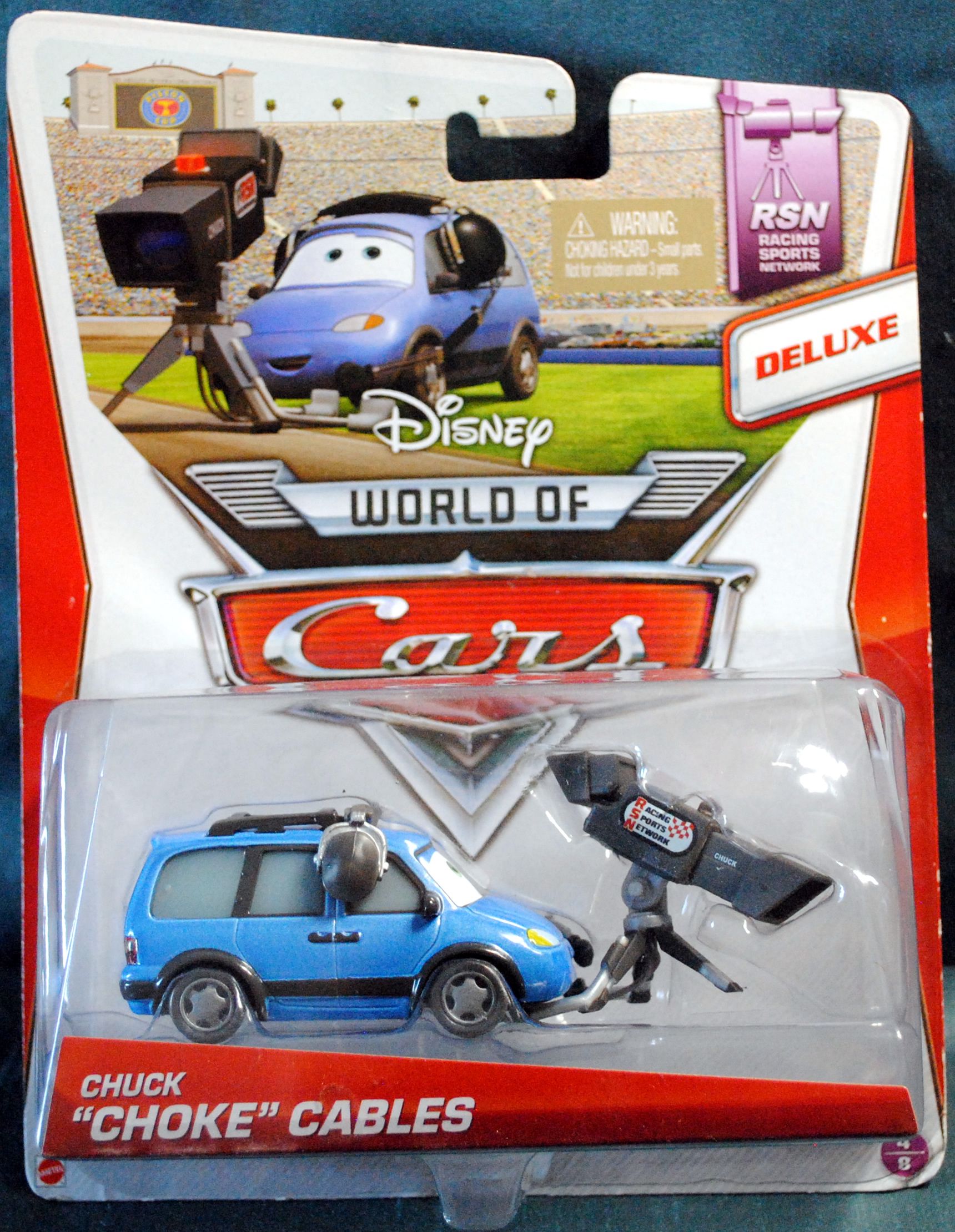 CARS PIXAR Deluxe Chuck ”choke” Cables - Mattel (Disney Pixar CARS) action figure collectible [Barcode 0746775307561] - Main Image 2