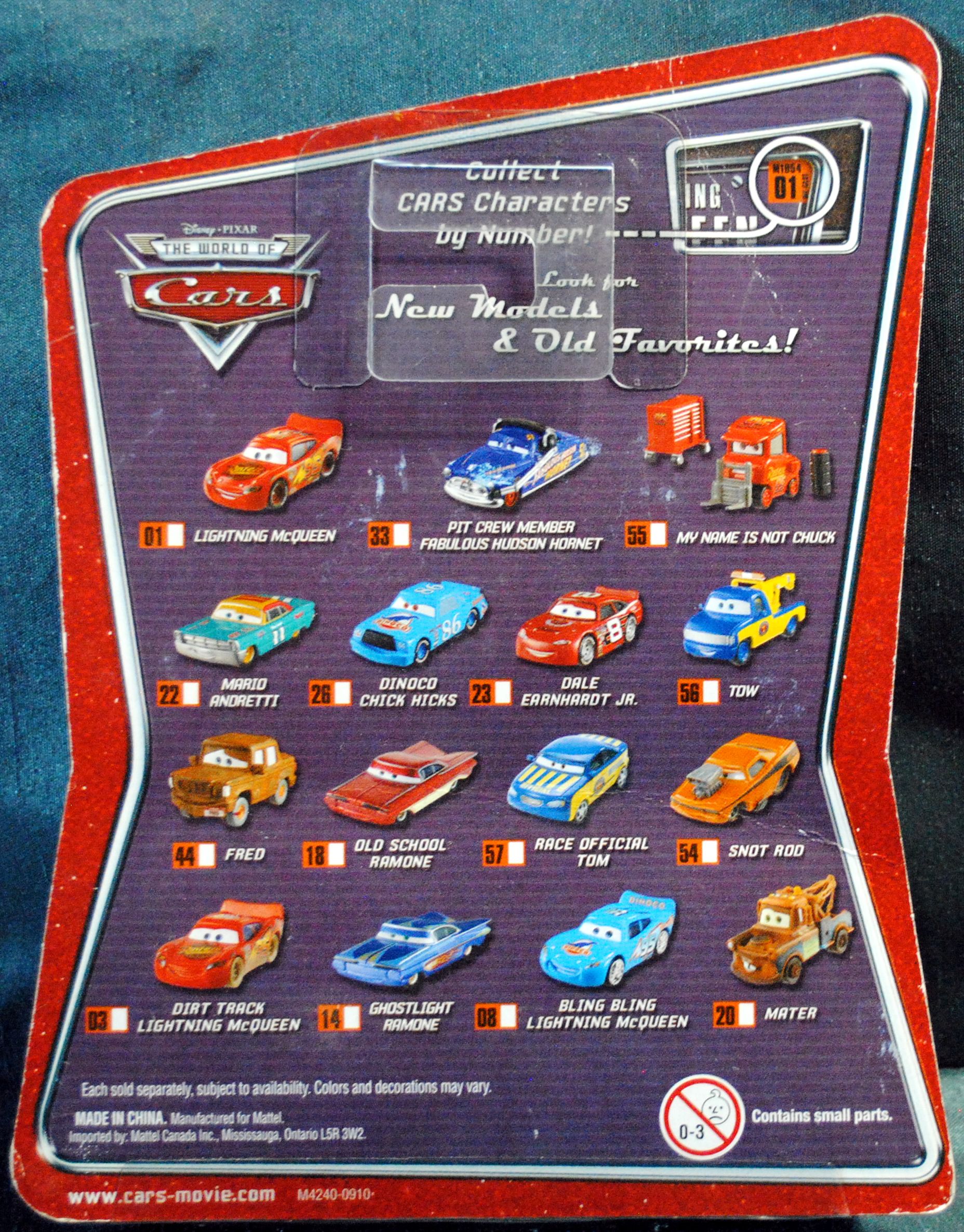 CARS PIXAR My Name Is Not Chuck 1 - Mattel (Disney Pixar CARS) action figure collectible [Barcode 027084583694] - Main Image 2