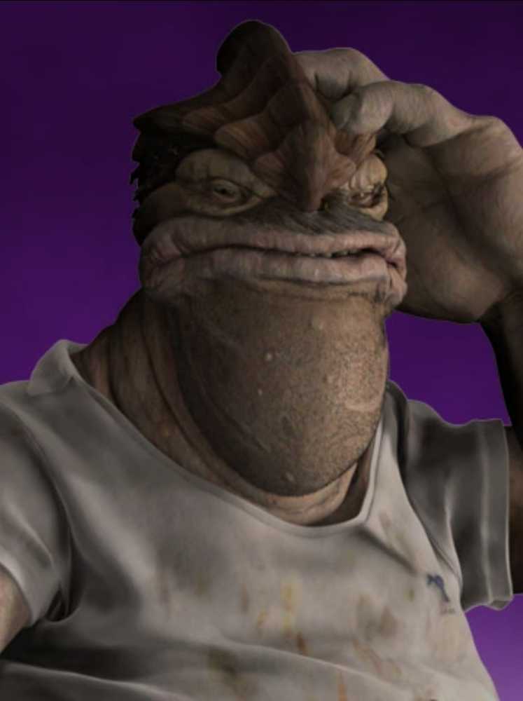 Dexter Jettster - Hasbro (Star Wars (Attack Of The Clones)) action figure collectible [Barcode 0076930848661] - Main Image 3