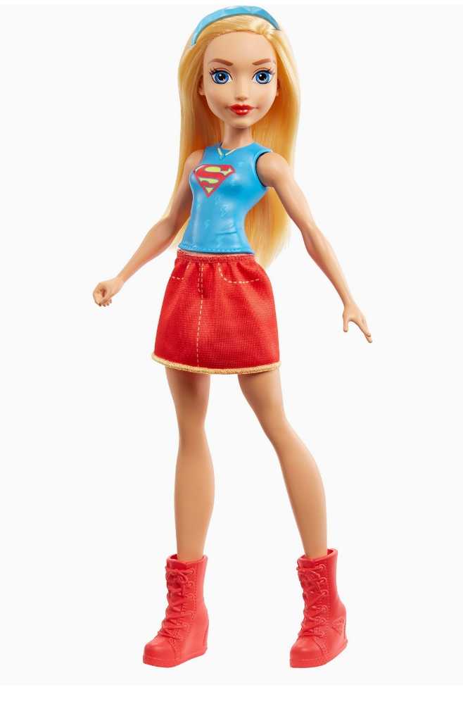 DC Super Hero Girls 12 inch Supergirl Gymnastics Basic Doll - DC Mattel (DC Super Hero Girls) action figure collectible [Barcode 887961671865] - Main Image 3