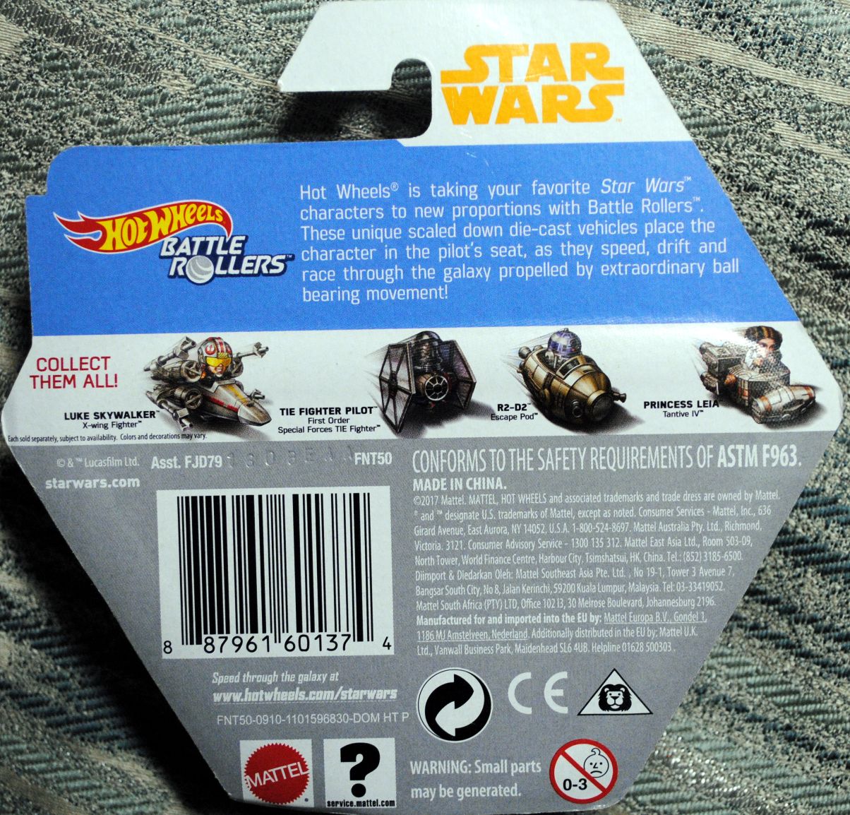 Hot Wheels Star Wars Battle Rollers Character Jawa Sandcrawler SOLO: - Hot Wheels by Mattel (Star Wars Hot Wheels) action figure collectible [Barcode 0887961601374] - Main Image 2