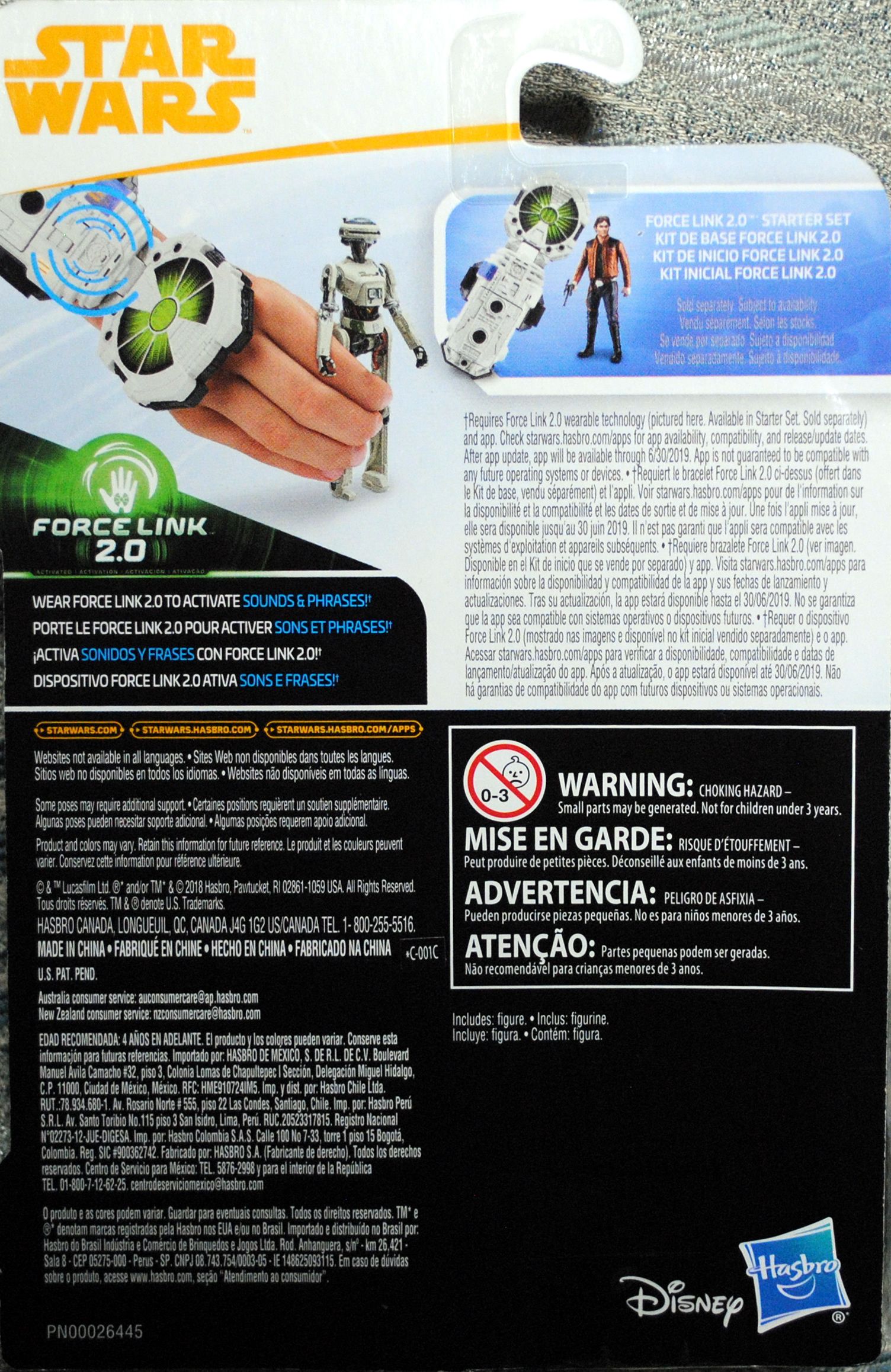 L3-37 - Disney/ Hasbro (Force Link 2.0 3.75” 2018: Assortment) action figure collectible [Barcode 0630509702824] - Main Image 2