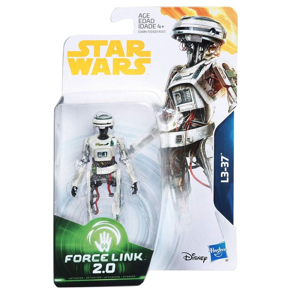 L3-37 - Disney/ Hasbro (Force Link 2.0 3.75” 2018: Assortment) action figure collectible [Barcode 0630509702824] - Main Image 3