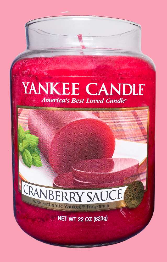 CANDLE: Thanksgiving Yankee Cranberry Sauce 2013 - Yankee Candle (Thanksgiving Candles) action figure collectible - Main Image 4