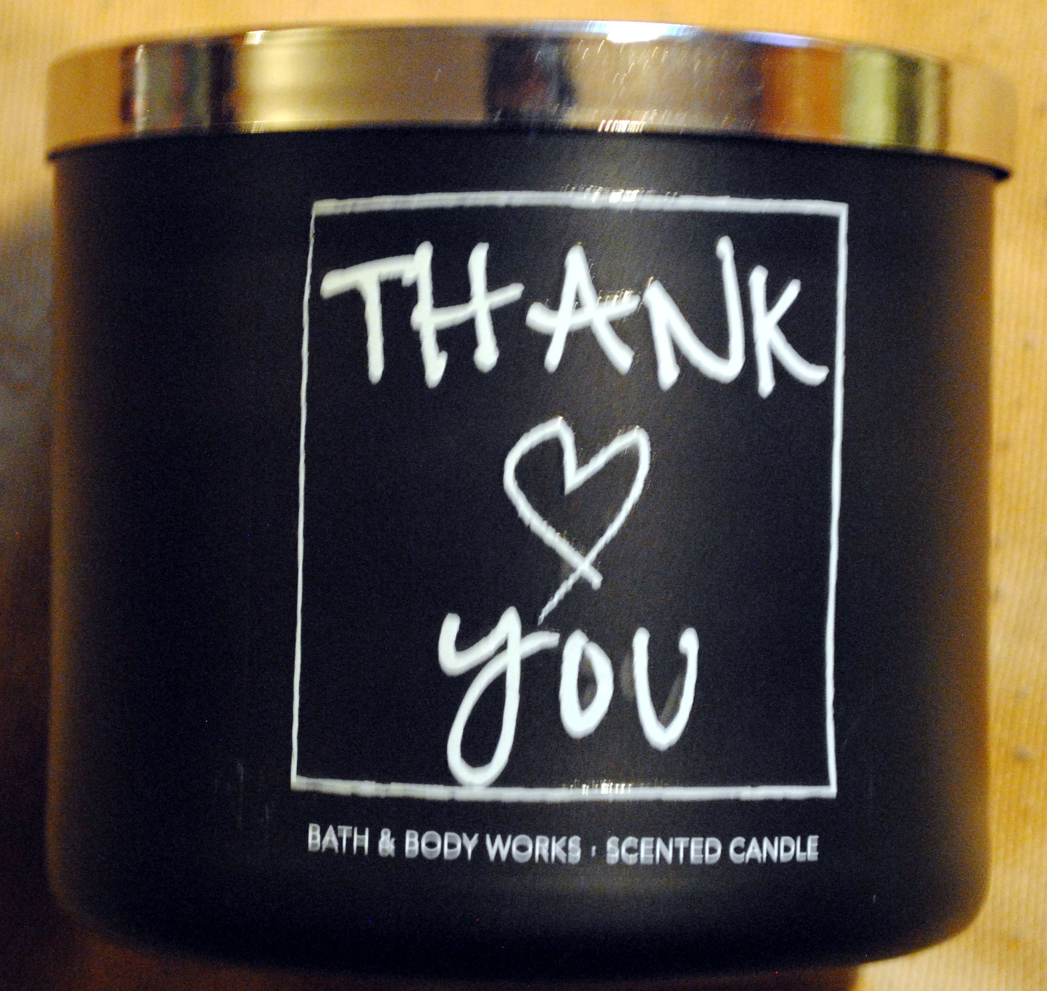 CANDLE: Thanksgiving Bath & Bodyworks Thank You 2017 - Bath & Bodyworks Candle (Thanksgiving Candles) action figure collectible - Main Image 1