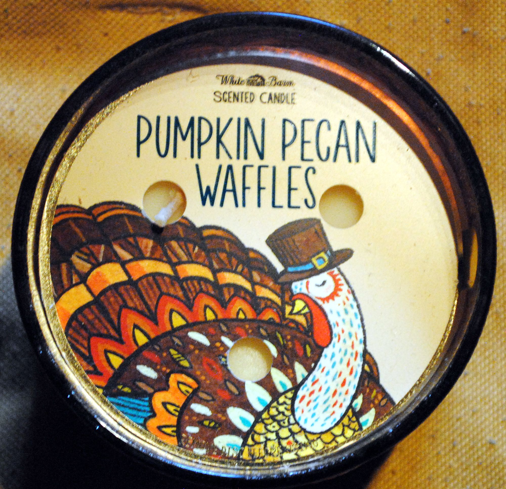 CANDLE: Thanksgiving Bath & Bodyworks Sweet Pumpkin  Waffel 2015 - Bath & Bodyworks Candle (Thanksgiving Candles) action figure collectible - Main Image 2