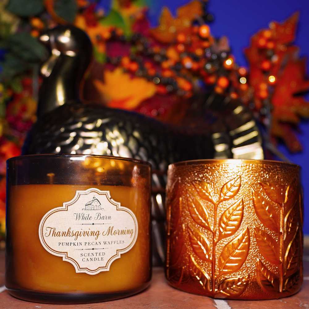 CANDLE: Thanksgiving Bath & Bodyworks Sweet Pumpkin  Waffel 2015 - Bath & Bodyworks Candle (Thanksgiving Candles) action figure collectible - Main Image 4