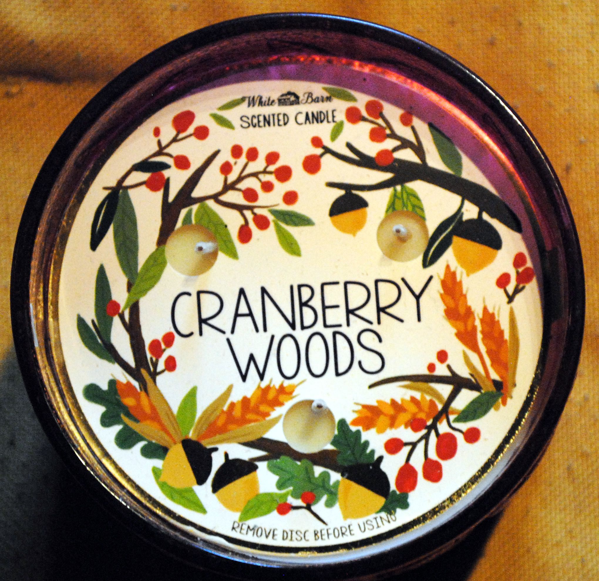CANDLE: Thanksgiving Bath & Bodyworks Cranberry Woods 2015 - Bath & Bodyworks Candle (Thanksgiving Candles) action figure collectible - Main Image 2