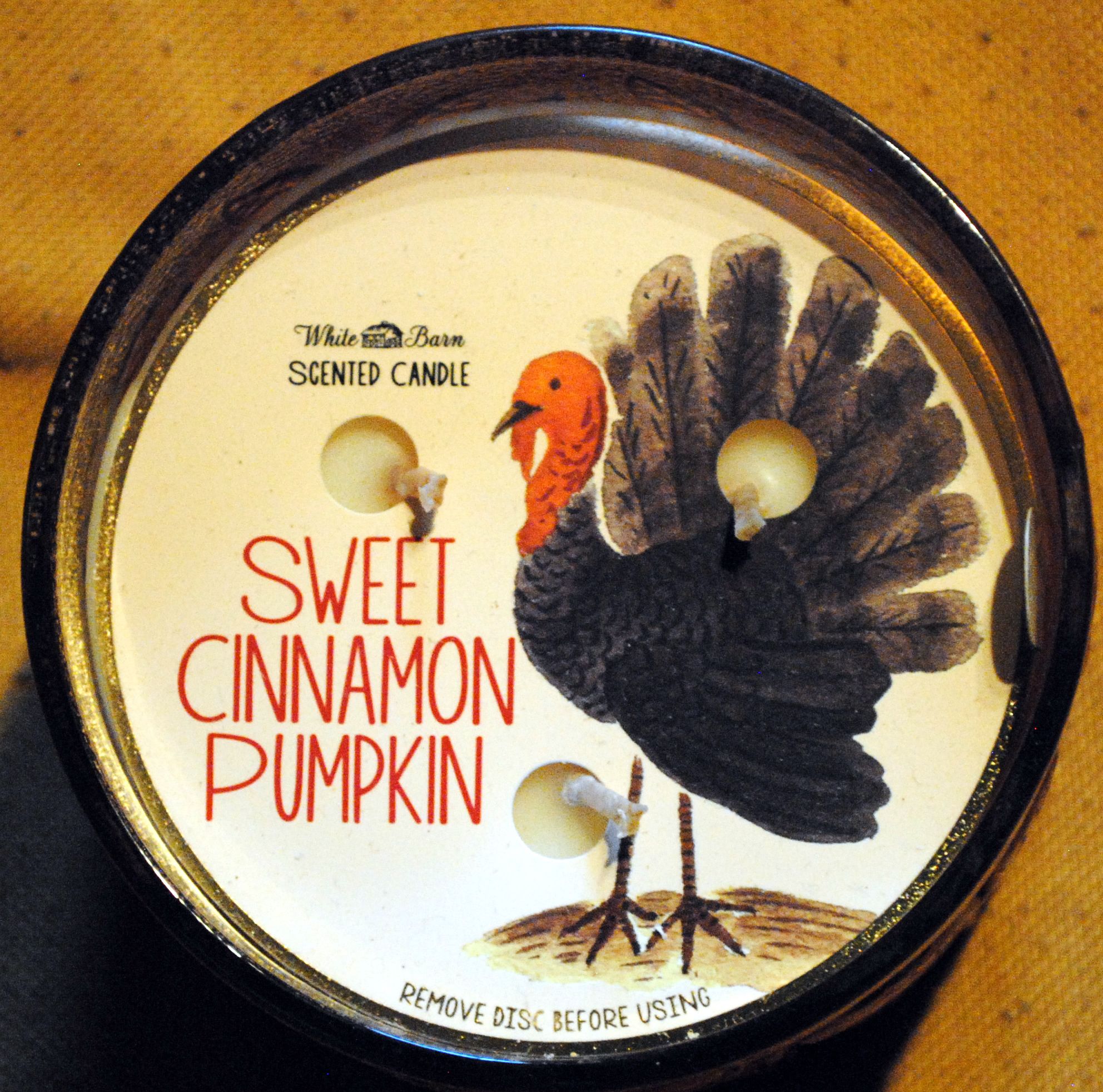 CANDLE: Thanksgiving Bath & Bodyworks Sweet Cinnamon Pumpkin 2015 - Bath & Bodyworks Candle (Thanksgiving Candles) action figure collectible - Main Image 2