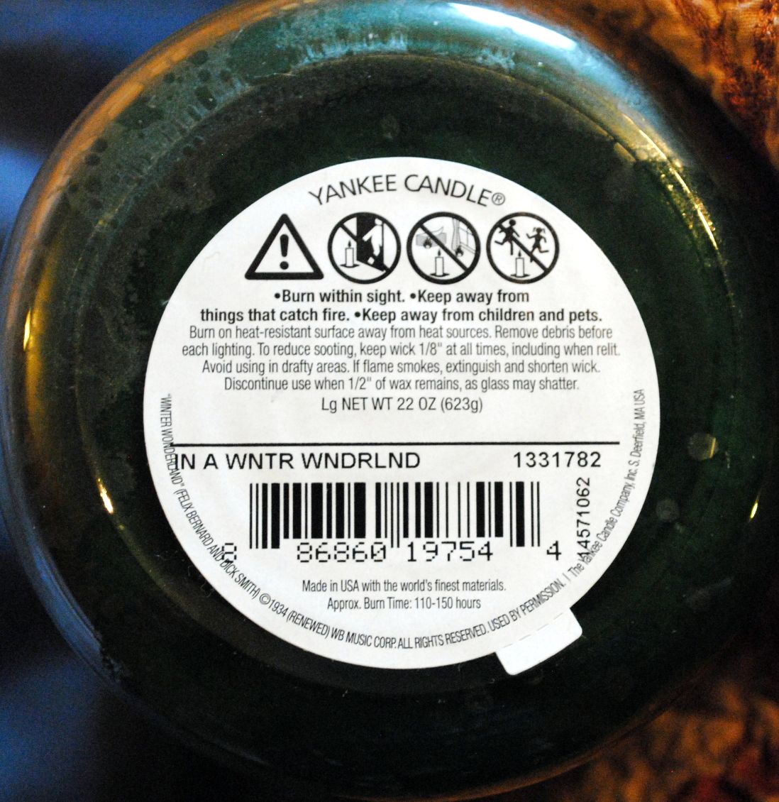 CANDLE: Christmas Yankee In a Winter Wonderland 2015 WWL - Yankee Candle (Christmas Candles) action figure collectible - Main Image 2