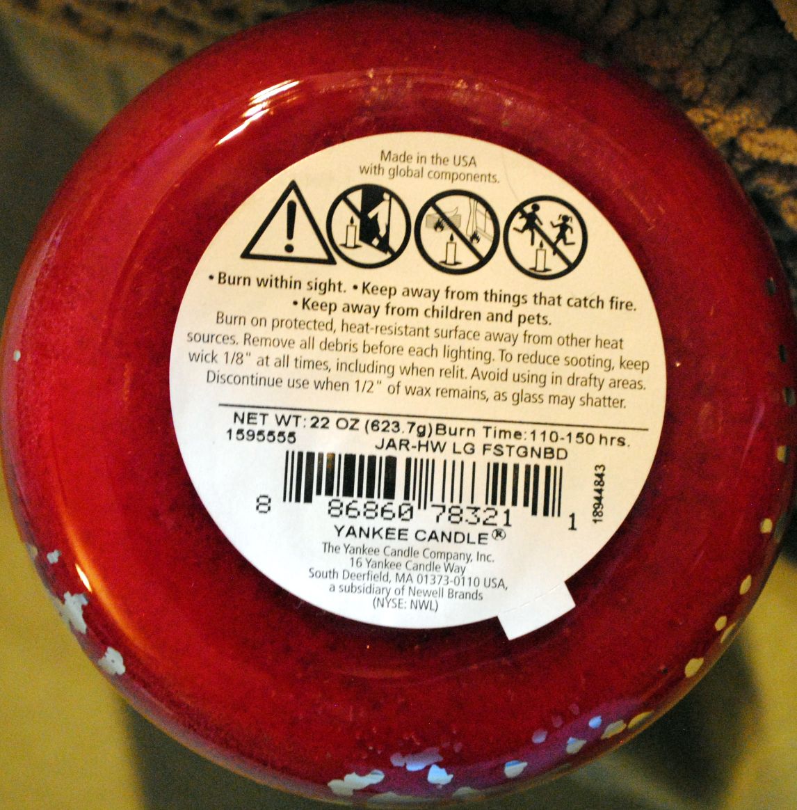 CANDLE: Christmas Yankee Frosty Ginger - Yankee Candle (Christmas Candles) action figure collectible - Main Image 2