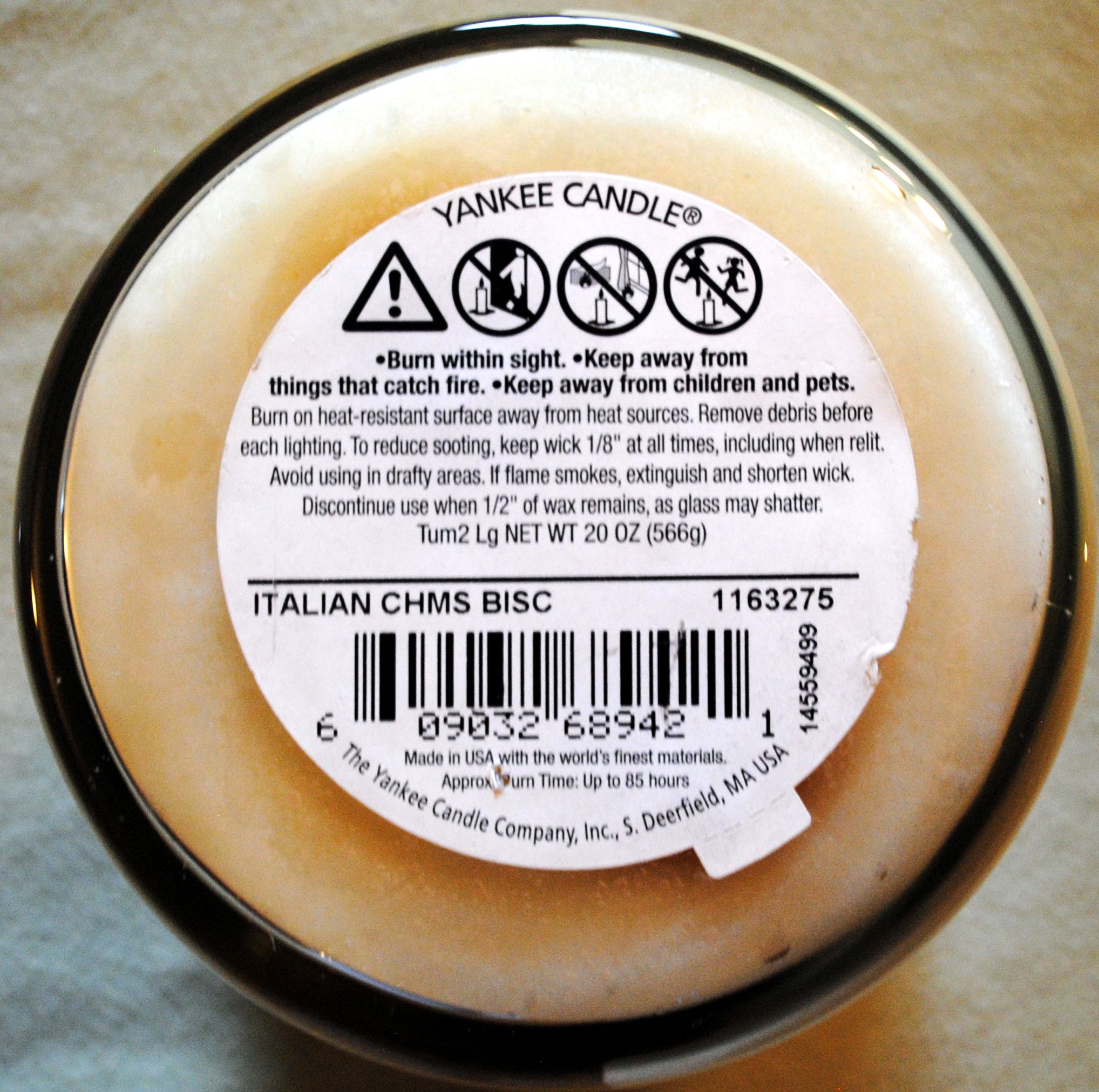 CANDLE: Christmas Yankee Italian Christmas Biscotti - Yankee Candle (Christmas Candle) action figure collectible - Main Image 2