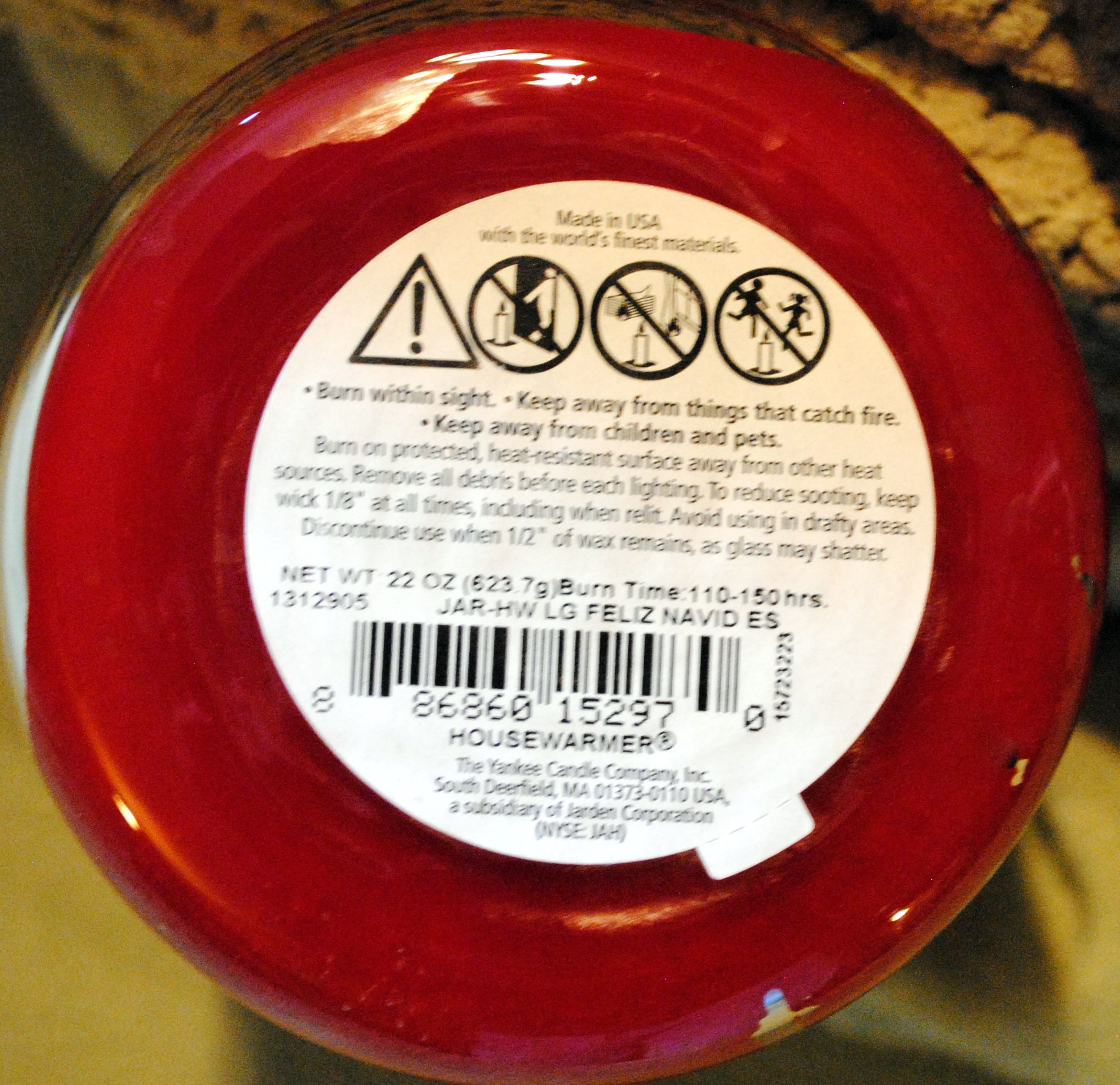 CANDLE: Christmas Yankee Feliz Navidad - Yankee Candle (Christmas Candles) action figure collectible - Main Image 2