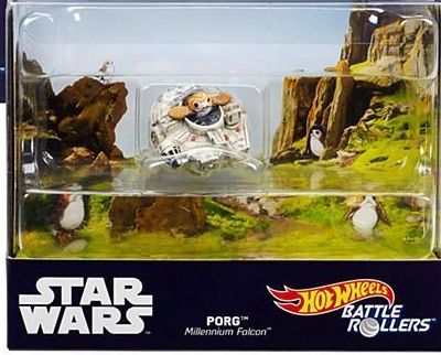 2018 SDCC Exclusive Mattel Hot wheels boxed Battle Rollers Character Porg TLJ - Hot Wheels from Mattel (Star Wars Hot Wheels) action figure collectible [Barcode 0887961641721] - Main Image 2