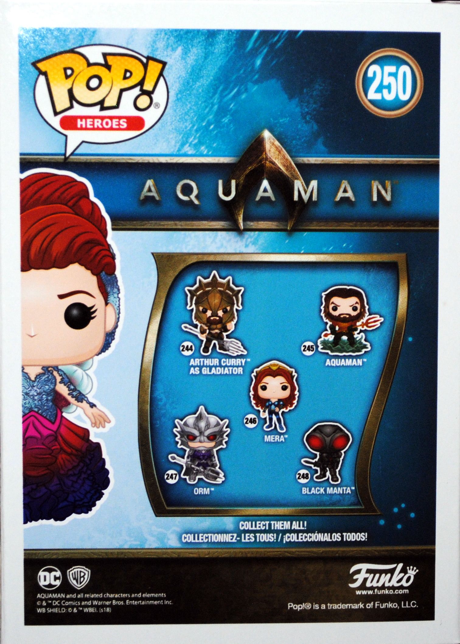 Funko Pop! Movies: Aquaman Movie Mera in Gown - Funko (Aquaman Movie) action figure collectible [Barcode 0889698336765] - Main Image 2