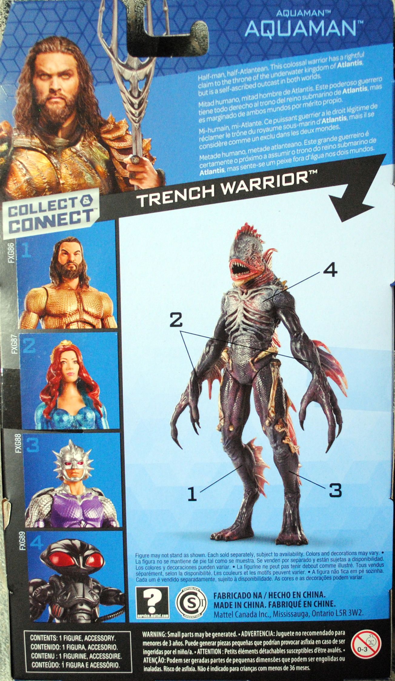 DC Comics Multiverse Aquaman Movie Aquaman - DC Mattel (Aquaman Movie) action figure collectible - Main Image 2