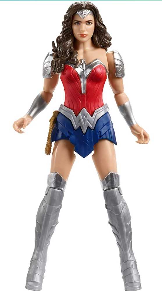 Justice League Movie 12 inch Wonder Woman Silver Armor Limited Edition True-Moves - DC Mattel (Justice League Movie) action figure collectible [Barcode 0887961671193] - Main Image 4
