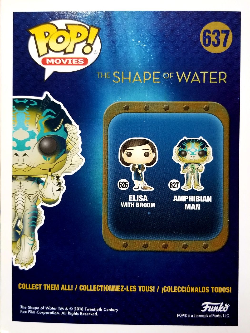 Funko Pop! Movies: Shape Of Water Amphibian Man - Funko (Shape of Water) action figure collectible [Barcode 0889698324854] - Main Image 2